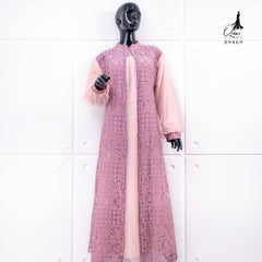 GAMIS OZIAS BROKAT FIMELA 09469 LD 105 120 140 I Fashion Muslimah Hijab I Gamis Kondangan Simpel Nyaman Panjang Santai Dress 2XL 4XL