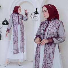 GAMIS OZIAS TILE 07229 LD 105 I Gamis Kondangan Wanita I Gamis Fashion Muslimah