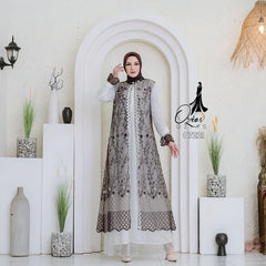 GAMIS OZIAS TILE 07221 LD 105 I Gamis Kondagan Wanita I Gamis Fashion Remaja