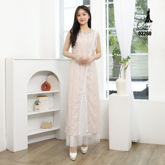 VEST OUTER TILE OZIKO HANA 03260 LD 105 I Outer Casual Wanita I Outer Kondangan Wanita