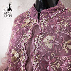 GAMIS OZIAS TILE NAMIRA 07143 LD 105 120 140 I Gamis Kondangan Wanita I Gamis Mewah Wisuda