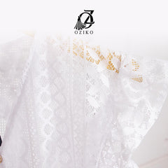 VEST OUTER BROKAT OZIKO 03233 LD 105 | Outer Pesta Brokat | Outer Mewah