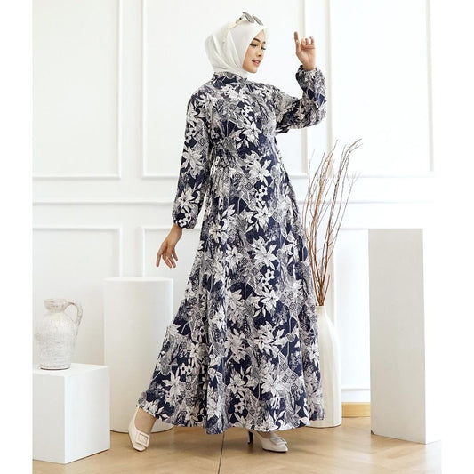 GAMIS OZIAS CRINGKLE PREMIUM 09604 LD 105 I Gamis Pesta Simpel I Gamis Remaja Muslimah Nyaman Wanita