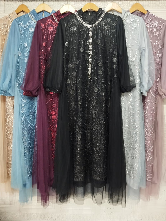 GAMIS OZIAS TILE 07306 LD 105 I Gamis Kondagan Wanita I Gamis FAshion Casual
