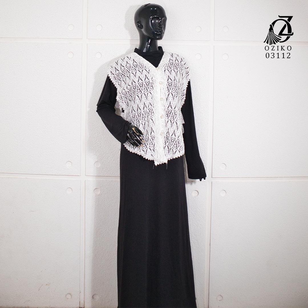 VEST OUTER OZIKO BROKAT 03112 LD 105 I Outer Kondangan Wanita I Cardigan Simpel Wanita Santai
