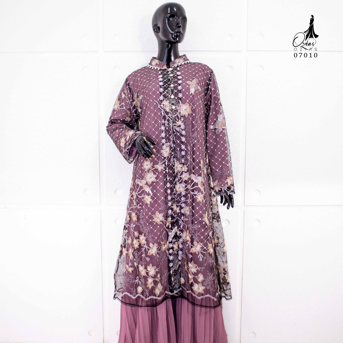 GAMIS OZIAS TILE 07010 LD 105 120 I Gamis Kondangan Mewah I Gamis Wisuda Muslimah Nyaman Panjang 2XL