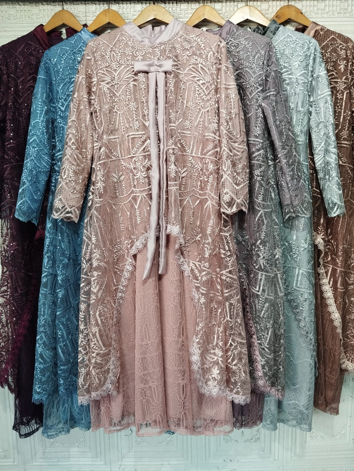 GAMIS OZIAS TILE 07411 LD 105 I Gamis Kondangan Wanita I Gamis Fashion Casual