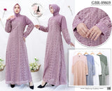 GAMIS OZIAS BROKAT KAGURA 09859 LD 105CM I Gamis Remaja Ngaji I Gamis Busui Friendly Muslim Panjang