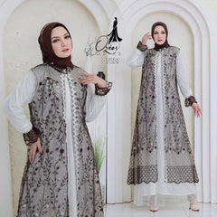 GAMIS OZIAS TILE 07221 LD 105 I Gamis Kondagan Wanita I Gamis Fashion Remaja