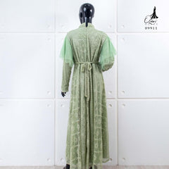 GAMIS OZIKO BROKAT PREMIUM LD 105 I Gamis Formal wanita I Fashion Muslimah Kondangan I 09911 09952 Nyaman Panjang Santai