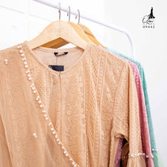 GAMIS OZIAS BROKAT 09442 LD 105 I Gamis Kondangan Fashion I Gamis Remaja Wisuda Muslimah Nyaman Panjang