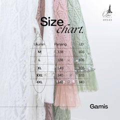GAMIS OZIAS BROKAT ARGYLIE 09543 LD 120 I Gamis Formal Wisuda I Gamis Wanita Nyaman Panjang 2XL