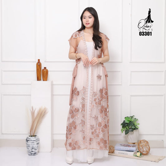 VEST OUTER OZIKO TILE 03301 LD 105 I Outer Kondangan Wanita I outer Fashion Muslimah