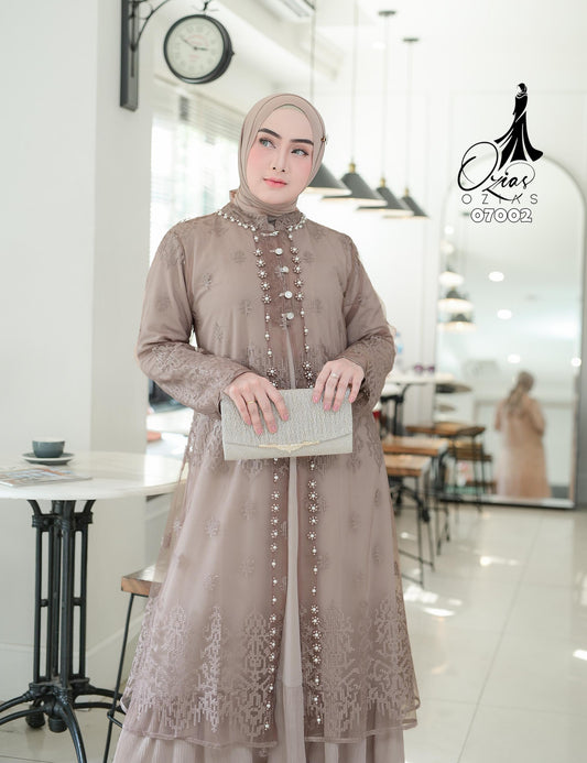 GAMIS OZIAS TILE PREMIUM 07002 LD 105 I Gamis Busui Friendly I Fashion Muslimah Nyaman Panjang