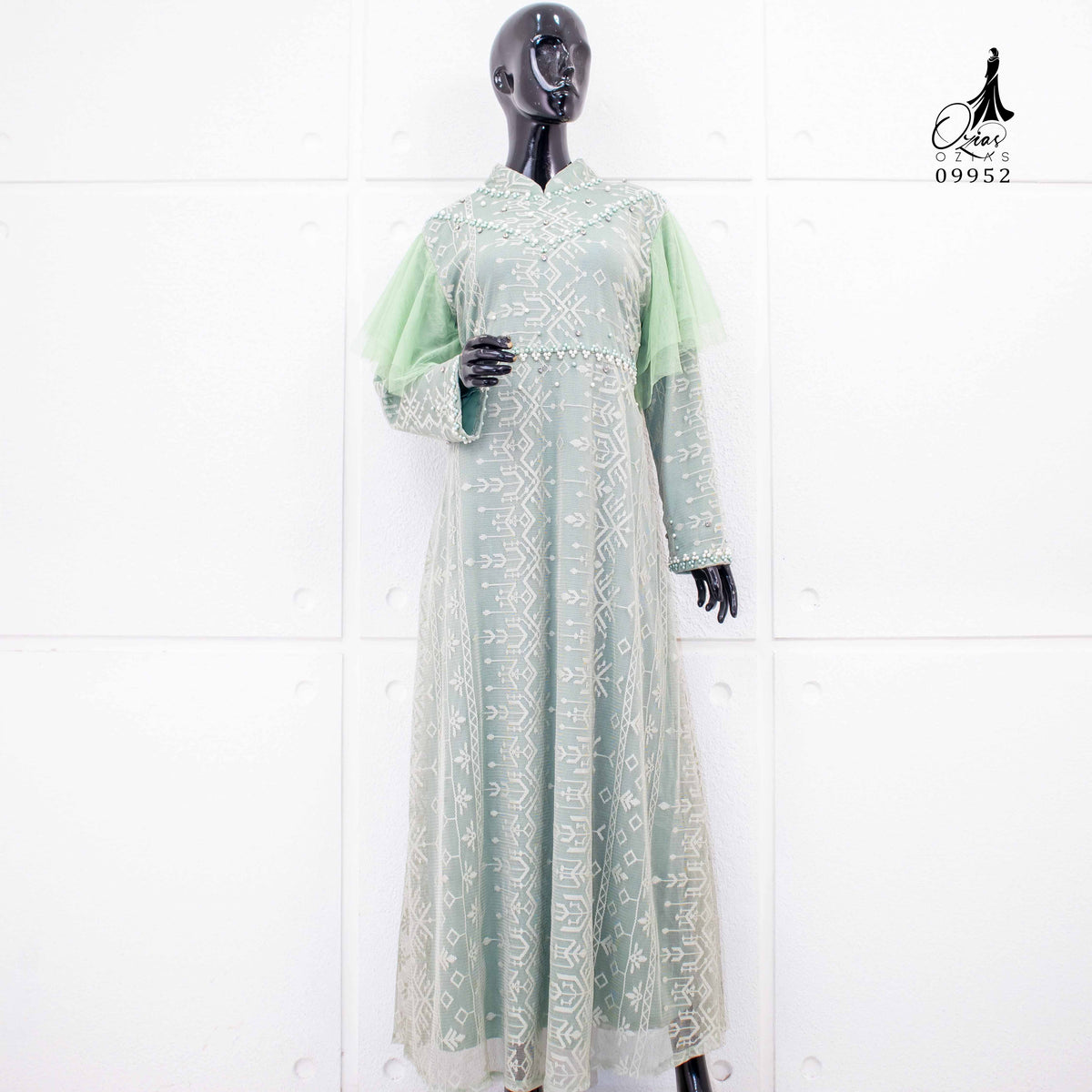 GAMIS OZIKO BROKAT PREMIUM LD 105 I Gamis Formal wanita I Fashion Muslimah Kondangan I 09911 09952 Nyaman Panjang Santai