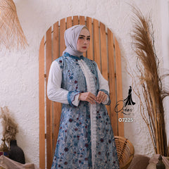 GAMIS OZIAS TILE 07225 LD 105 I Gamis Kondangan Wanita I Gamis Fashion Remaja