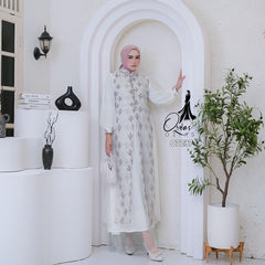 GAMIS OZIAS TILE 07237 LD 105 I Gamis Casual Remaja I Gamis Kondangan Cantik
