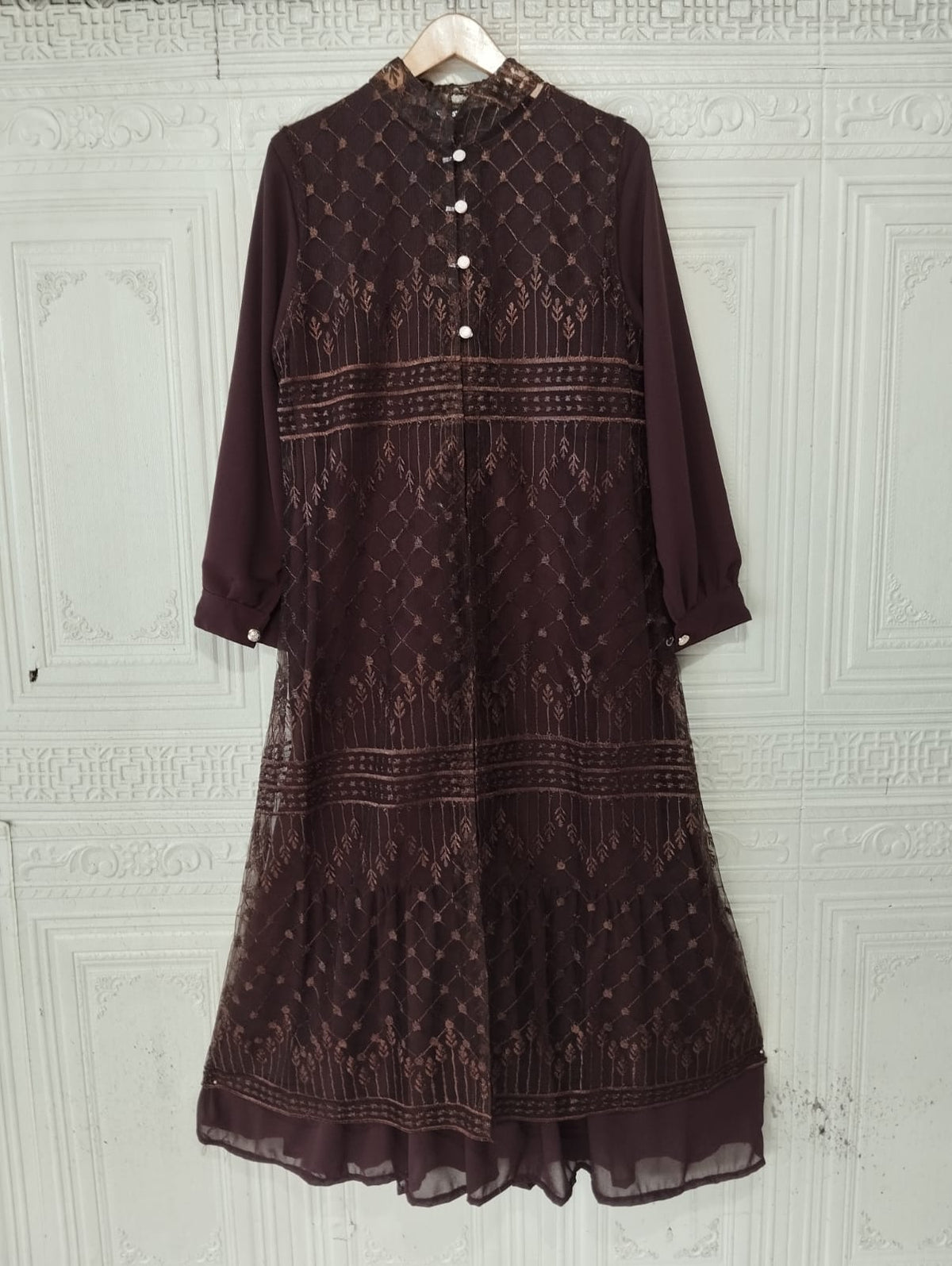 GAMIS OZIAS TILE 07379 LD 105 I Gamis Kondangan Cantik I Gamis Fashion Casual