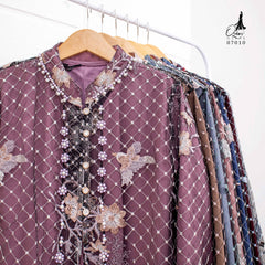 GAMIS OZIAS TILE 07010 LD 105 120 I Gamis Kondangan Mewah I Gamis Wisuda Muslimah Nyaman Panjang 2XL