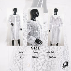 VEST OUTER OZIKO BROKAT 03231 LD 105 I Outer Kondangan Wanita I Outer Fashion Casual