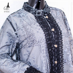 GAMIS OZIAS TILE 07036 LD 105 I Gamis Kondangan Rompi I Gamis Casual Panjang Muslim