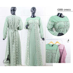 GAMIS OZIAS BROKAT FIMELA 09851 LD 105 I Gamis Moscrepe Simpel I Gamis Kondagan Muslim Panjang