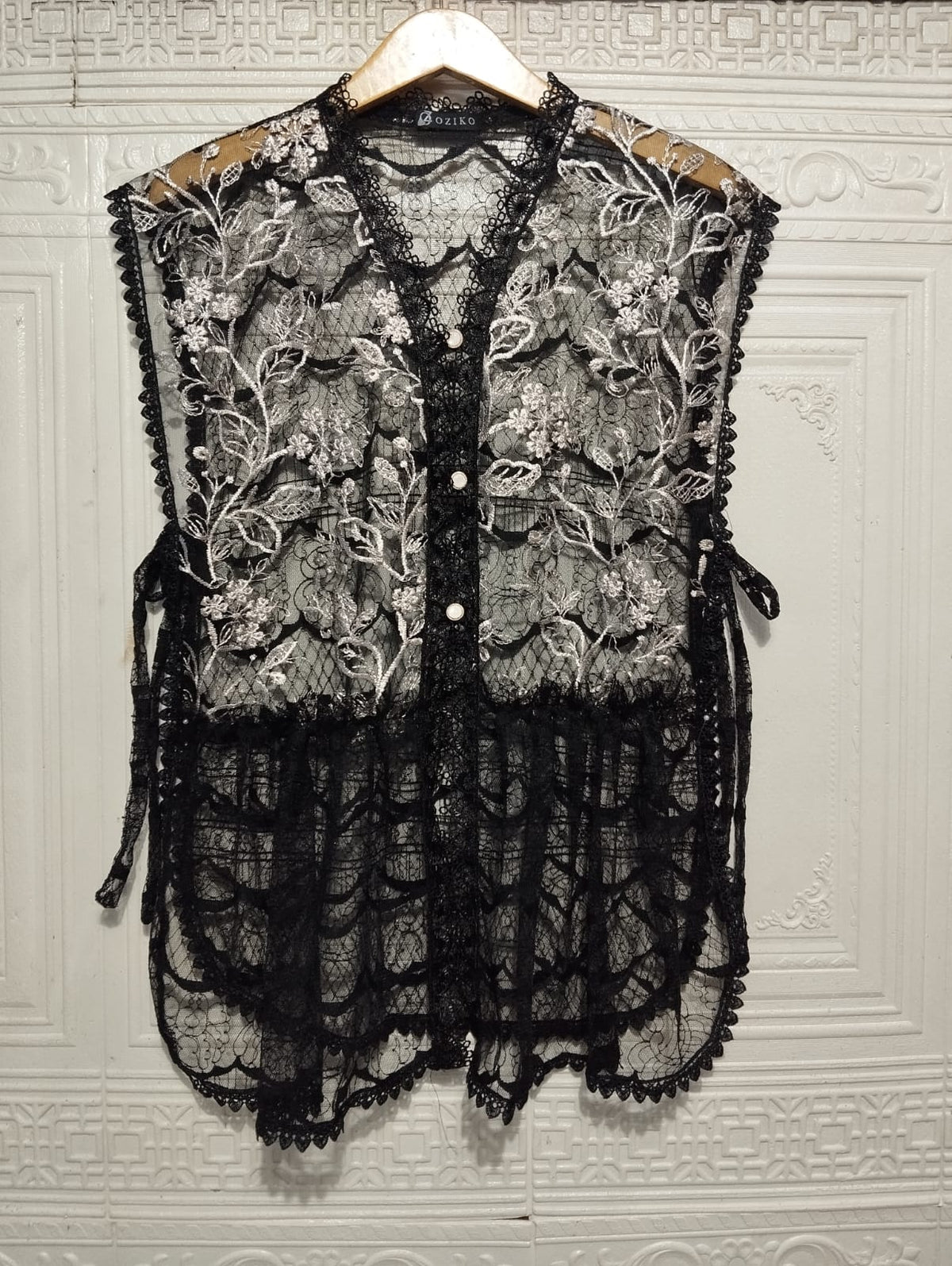 VEST OUTER TILE OZIKO 03478 LD 105 I Vest Kondangan Wanita I Vest Casual Wanita