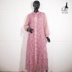 GAMIS OZIAS TILE 07103 LD 105 120 140 150 I Gamis Kondangan Wanita I Gamis Wisuda Mewah