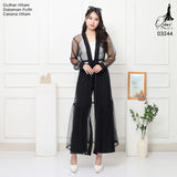 VEST OUTER TILE OZIKO 03244 06434 LD 105 I Outer Kondangan Wanita I Outer Fashion Casual