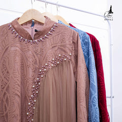 GAMIS INAYA AZURA OZIAS 09962 I Gamis Pesta Kondangan I Gamis wisuda Muslimah I Jumbo 5XL