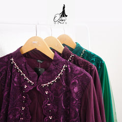 GAMIS OZIAS TILE NAMIRA 07047  LD 105 I Gamis Kondangan Mewah I Gamis Muslimah Cantik Busui Nyaman Syari I Gamis Jumbo 5XL