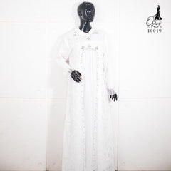 GAMIS BROKAT AZURA OZIAS 10019 LD 105 | Gamis Pesta Wanita | Gamis Cantik Mewah