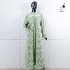 GAMIS OZIAS BROKAT ARGYLIE 09543 LD 120 I Gamis Formal Wisuda I Gamis Wanita Nyaman Panjang 2XL