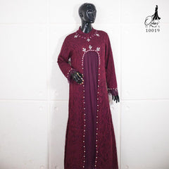 GAMIS BROKAT AZURA OZIAS 10019 LD 105 | Gamis Pesta Wanita | Gamis Cantik Mewah