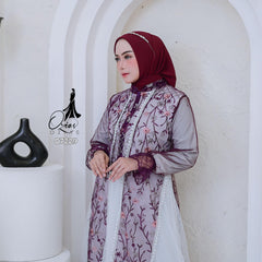GAMIS OZIAS TILE 07229 LD 105 I Gamis Kondangan Wanita I Gamis Fashion Muslimah