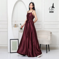 INNER OZIAS SATIN 07201 LD 105 I Gamis Kondangan Wanita I Gamis Casual Wanita