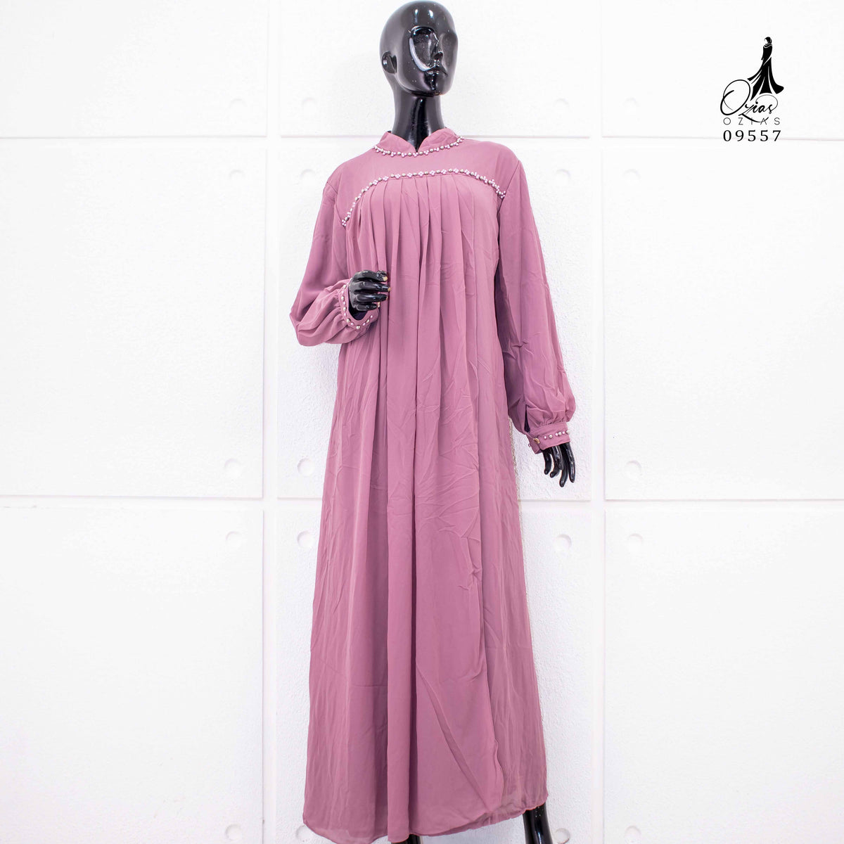 GAMIS OZIAS CERUTY BABY DOLL PREMIUM 09557 LD 105 I Gamis Fashion Muslimah I Gamis Kondangan Nyaman