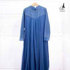 GAMIS OZIAS BROKAT 09904 LD 105 I Gamis Fashion Kondangan I Gamis Pesta Lamaran Muslim Nyaman