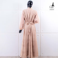 GAMIS OZIAS BROKAT FLORANCE 09899 LD 105 I Gamis Fashion Muslimah I Dress Home Nyaman Panjang