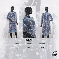 VEST OUTER TILE OZIKO 03272 LD 105 I Outer Kondangan Wanita I Outer Casual Formal