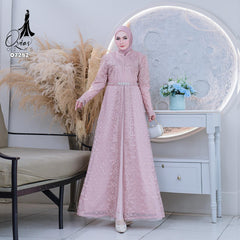 GAMIS OZIAS TILE 07282 LD 105 I Gamis Kondangan Wanita I Gamis Formal Casual