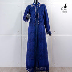 GAMIS OZIAS BROKAT FLORANCE 09893 LD 105 & LD 120 I Gamis Wanita Syar'i Kondangan l Busana Muslim Nyaman Panjang Santai Dress