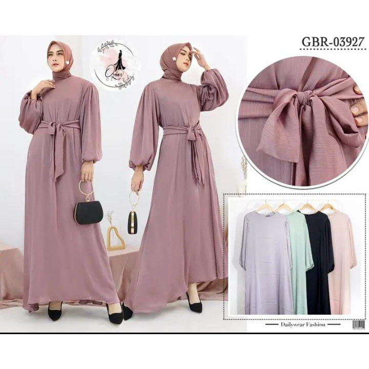 GAMIS OZIAS SHIMMER PREMIUM  03927 LD 105 I GAMIS HOME DRES I Fashion Muslimah Nyaman Panjang