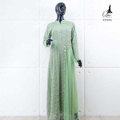 GAMIS OZIAS BROKAT KAGURA PREMIUM 09906 LD 105 I Gamis Muslimah Busui Friendly I Gamis Pesta Cantik Nyaman Panjang