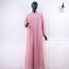GAMIS OZIAS BROKAT IMPORT 09712 LD 105 I Gamis Kondangan Remaja Muslim Nyaman