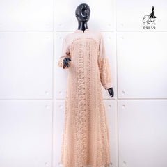 GAMIS OZIAS BROKAT KAGURA 09859 LD 105CM I Gamis Remaja Ngaji I Gamis Busui Friendly Muslim Panjang