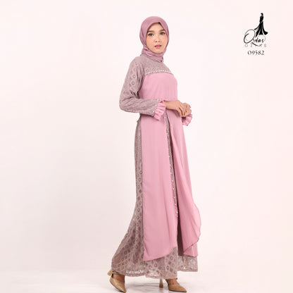 GAMIS OZIAS CERUTY 09582 LD 105 I Gamis Fashion Muslim I Gamis Remaja Nyaman Panjang