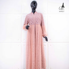 GAMIS OZIAS BROKAT BALIYA 09927 LD 105CM I Gamis Busui Friendly l Fashion Muslimah Panjang Santai