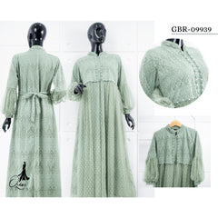 Ozias - Gamis Brokat Florance 09939 Ld 105 I Gamis Kondangan Mewah I Gamis Formal Pesta