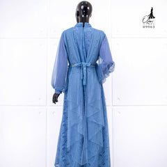 GAMIS OZIAS BROKAT FIORA 09963 LD 105 I Gamis Fashion Wanita I Gamis Kondangan Muslim Nyaman Panjang